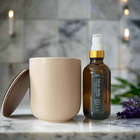 Silent Mode Candle + Parfum d'Ambiance Set