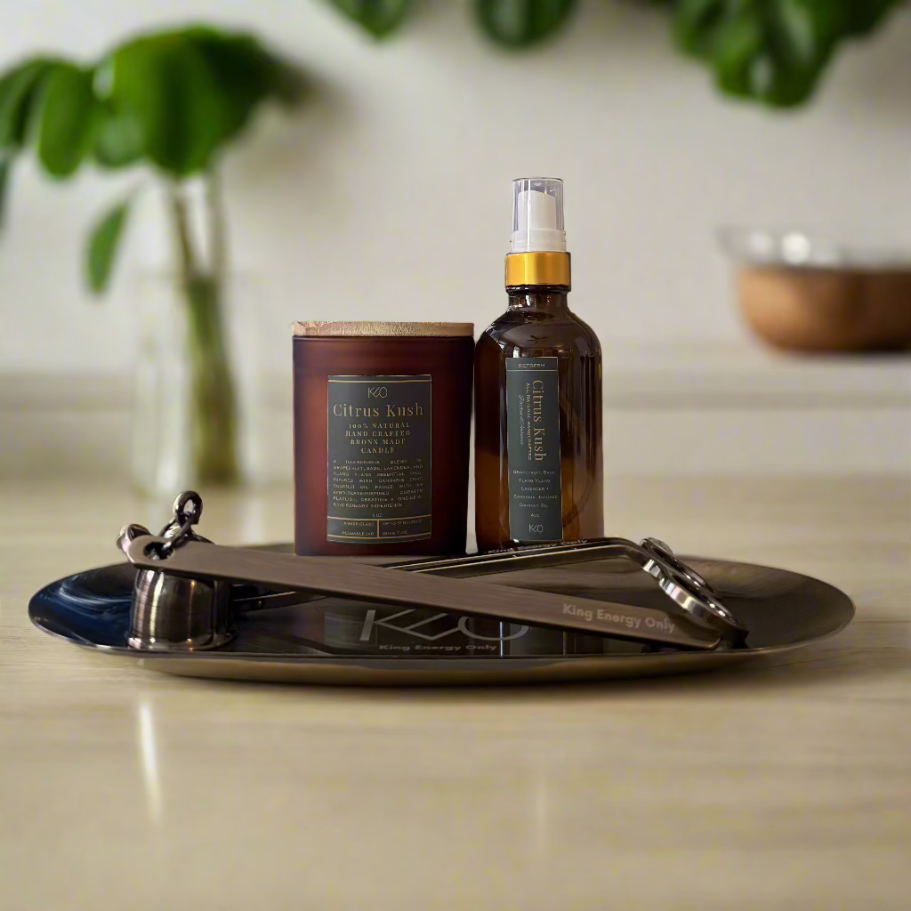 Fun Size Candle + Parfum d'Ambiance + 3 Piece Accessory Set
