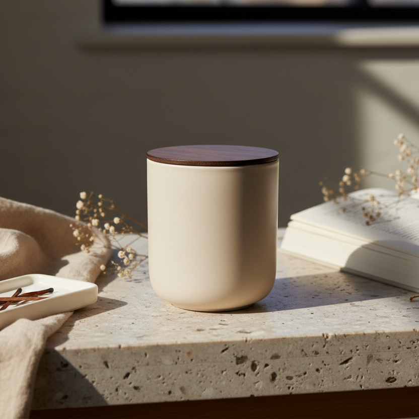 Silent Mode. Candle w/Curated Playlist