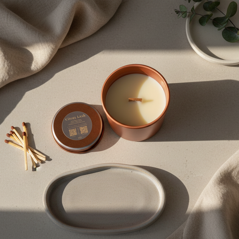 'Citrus Kush' Candle w/Curated Playlist