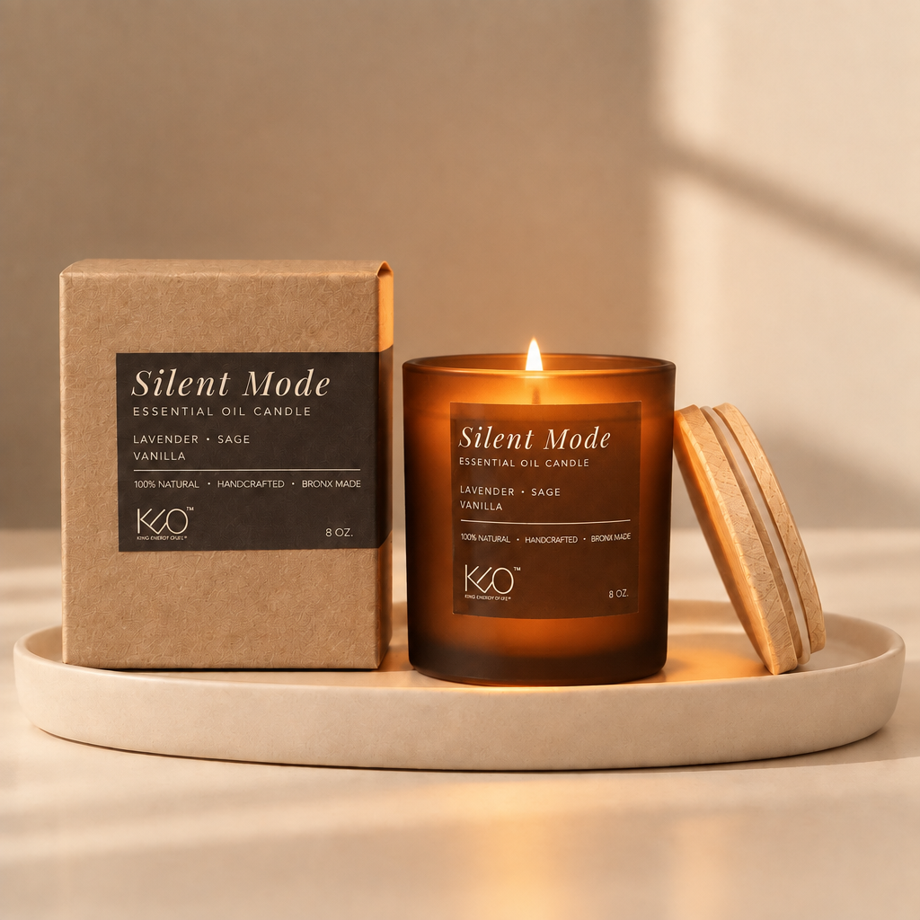 Fun Size Silent Mode Candle & Curated Playlist.
