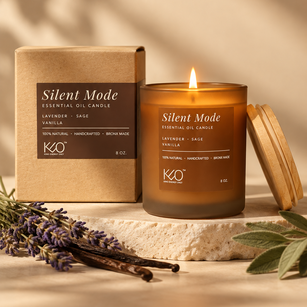 Fun Size Silent Mode Candle & Curated Playlist.