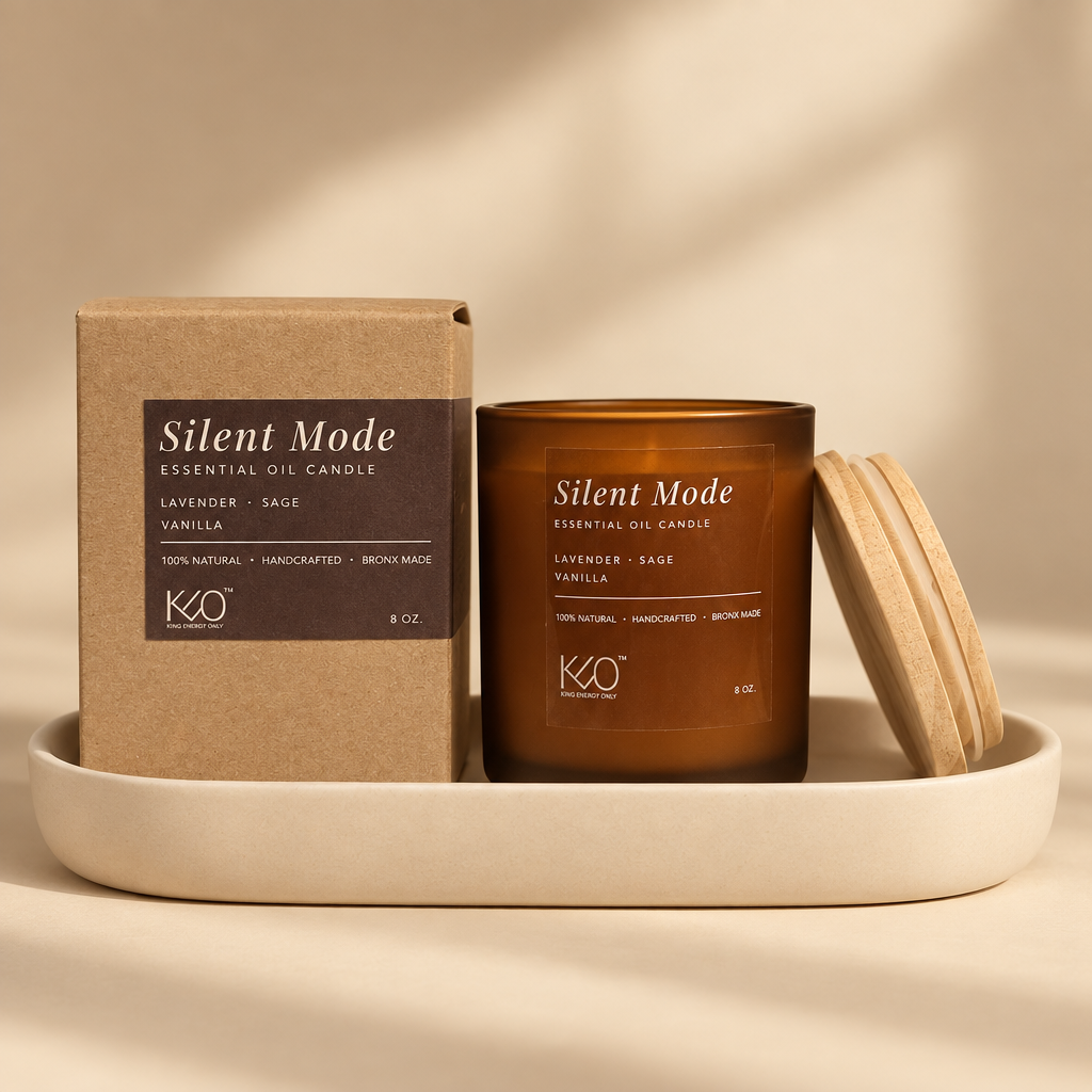 Fun Size Silent Mode Candle & Curated Playlist.