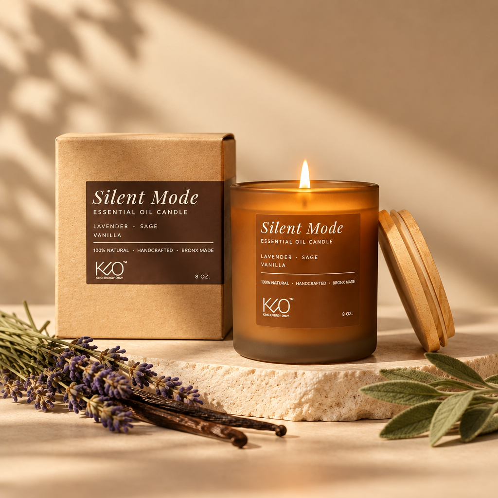 Fun Size Silent Mode Candle & Curated Playlist.