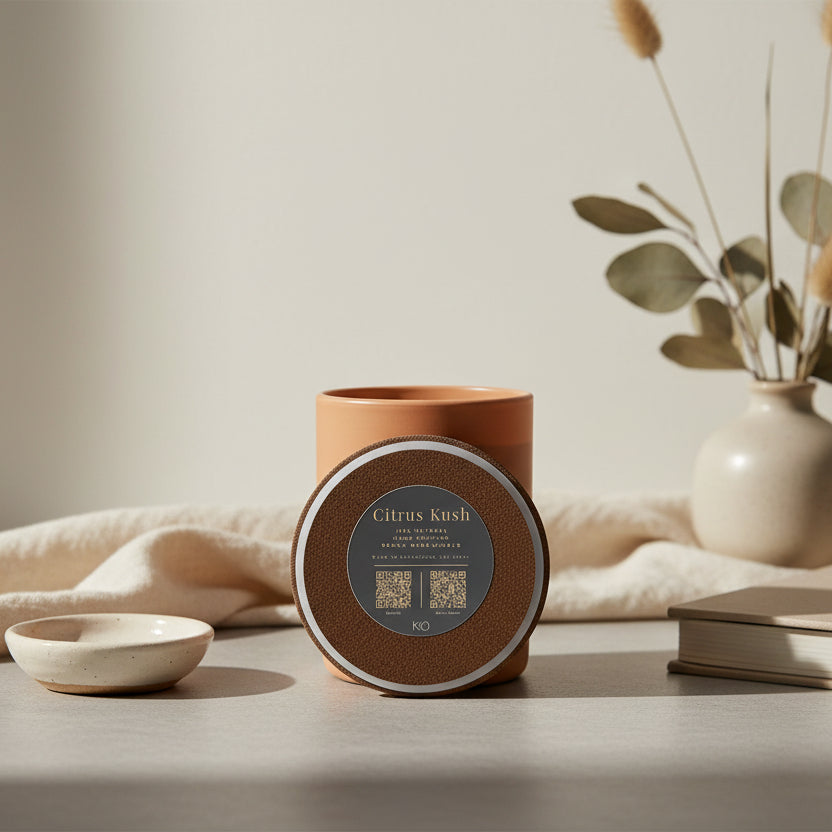 'Citrus Kush' Candle w/Curated Playlist