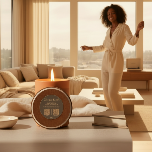 'Citrus Kush' Candle w/Curated Playlist