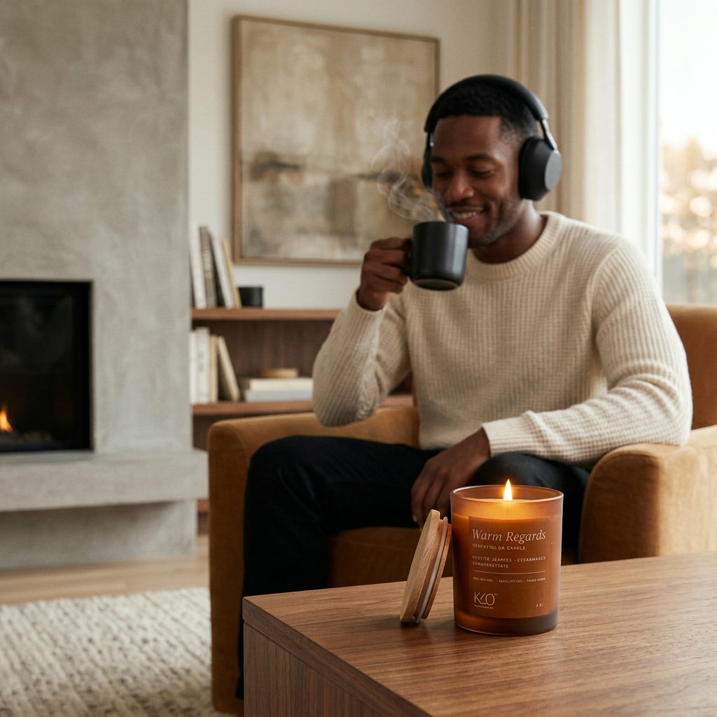Fun Size Warm Regards Candle & Curated Playlist
