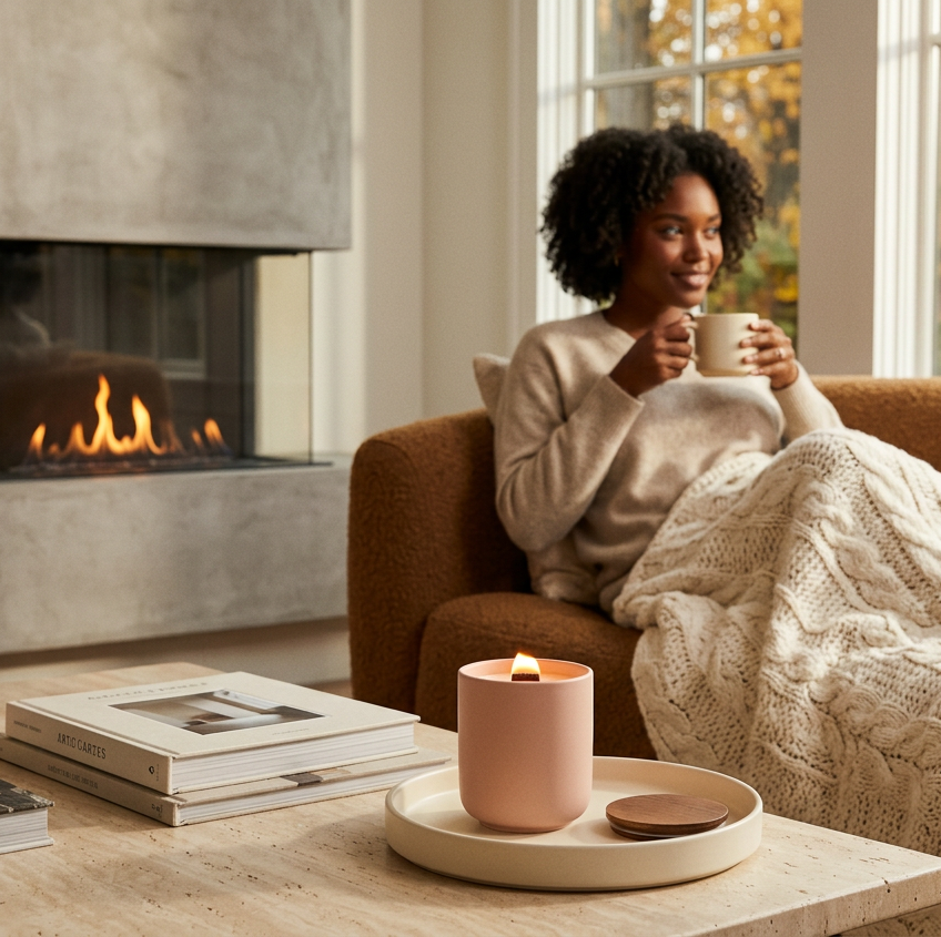 Warm Regards Candle & Curated Playlist