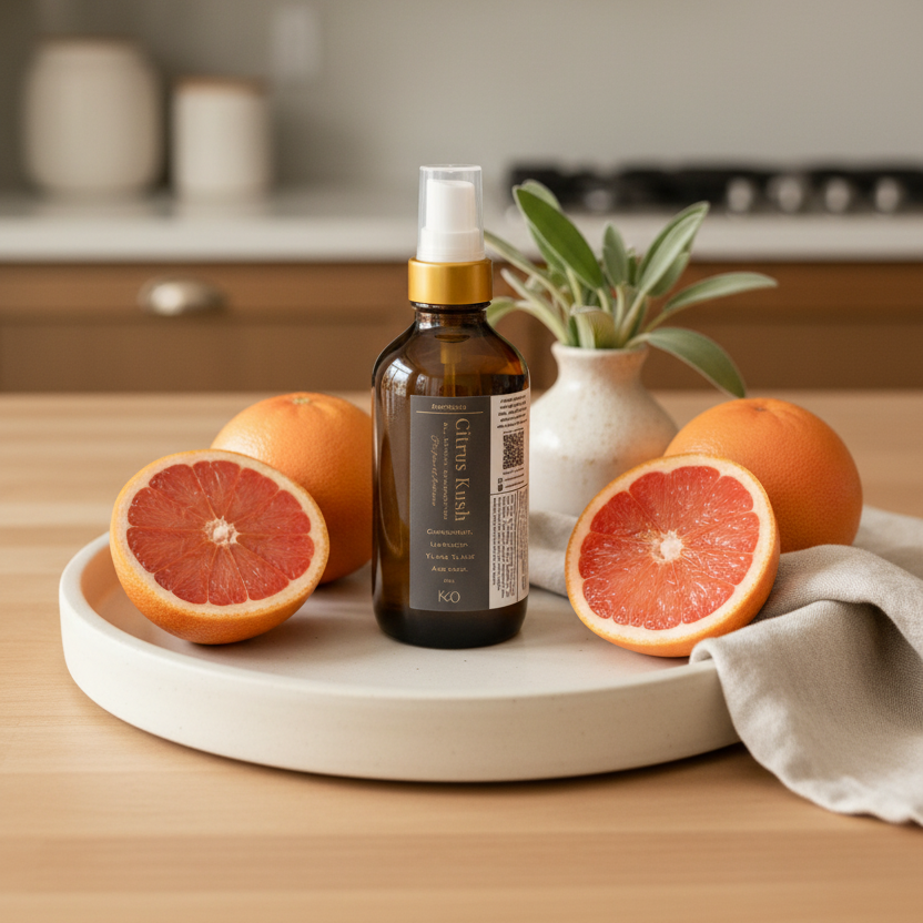Citrus Kush Candle + Parfum d'Ambiance Set