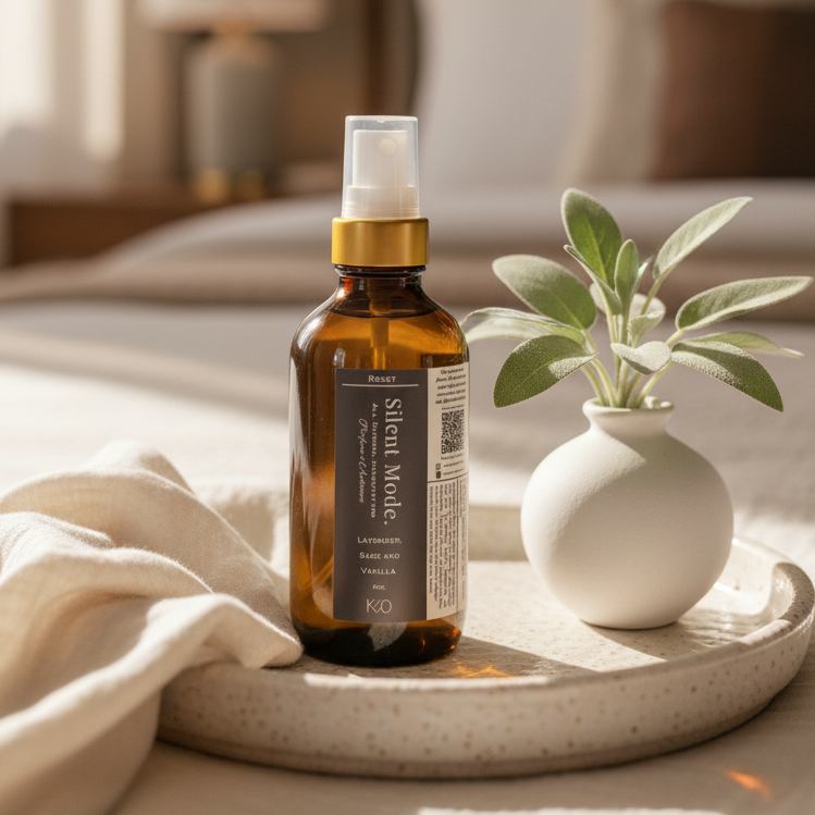 Silent Mode Candle + Parfum d'Ambiance Set