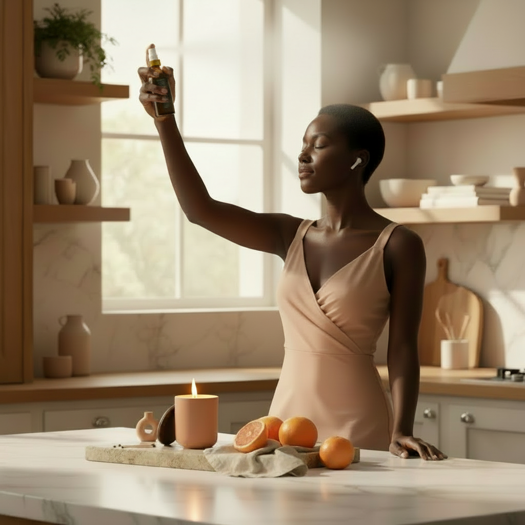 Citrus Kush Candle + Parfum d'Ambiance Set