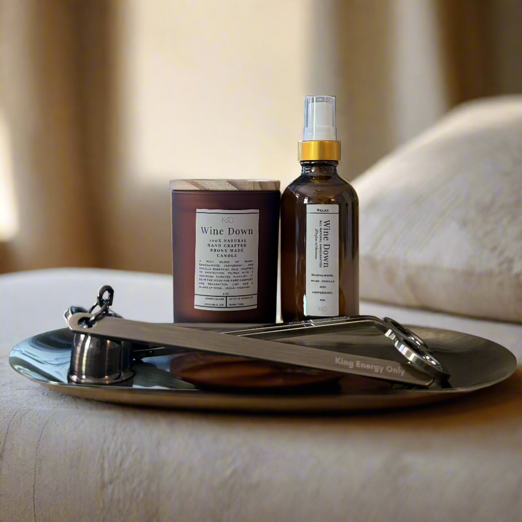 Fun Size Candle + Parfum d'Ambiance + 3 Piece Accessory Set