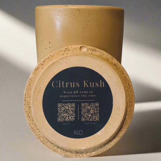 'Citrus Kush' Candle w/Curated Playlist