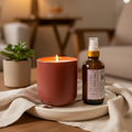 Wine Down Candle + Parfum d'Ambiance Set