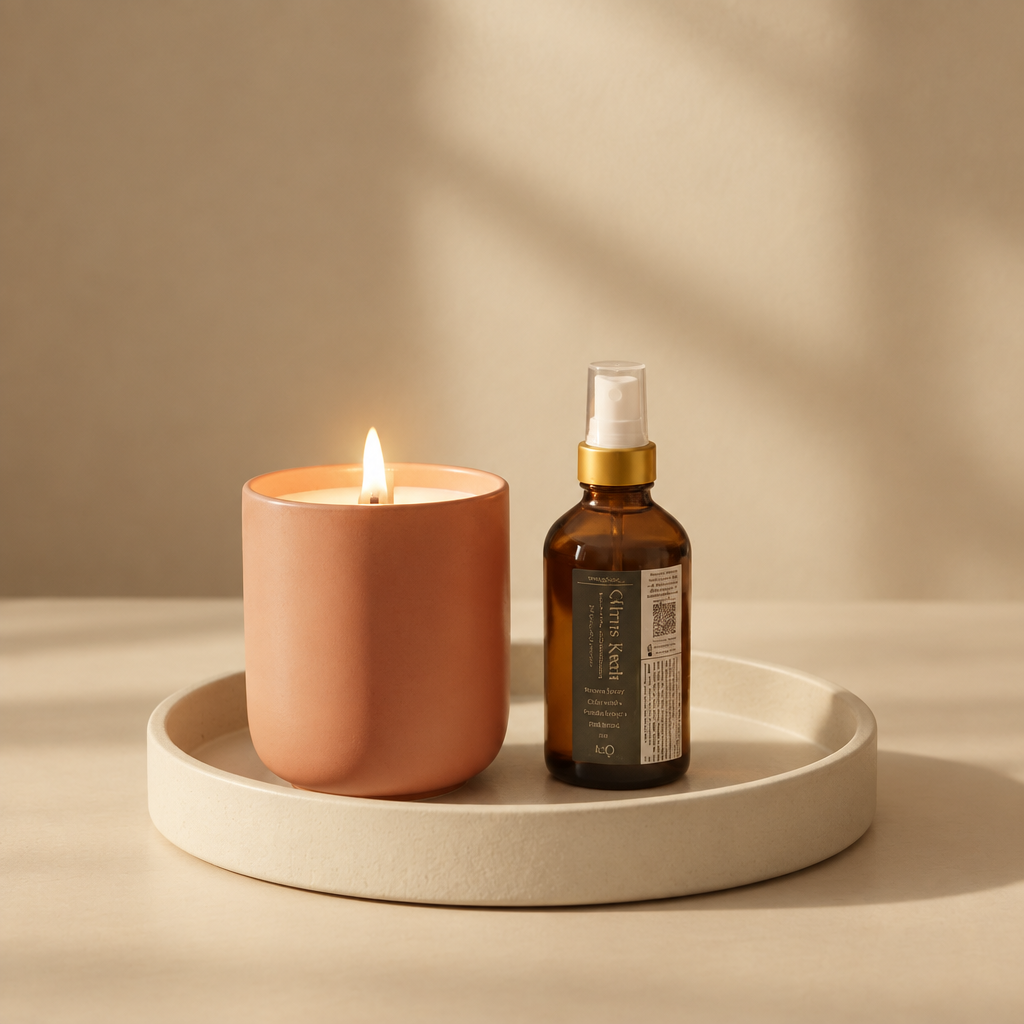 Citrus Kush Candle + Parfum d'Ambiance Set