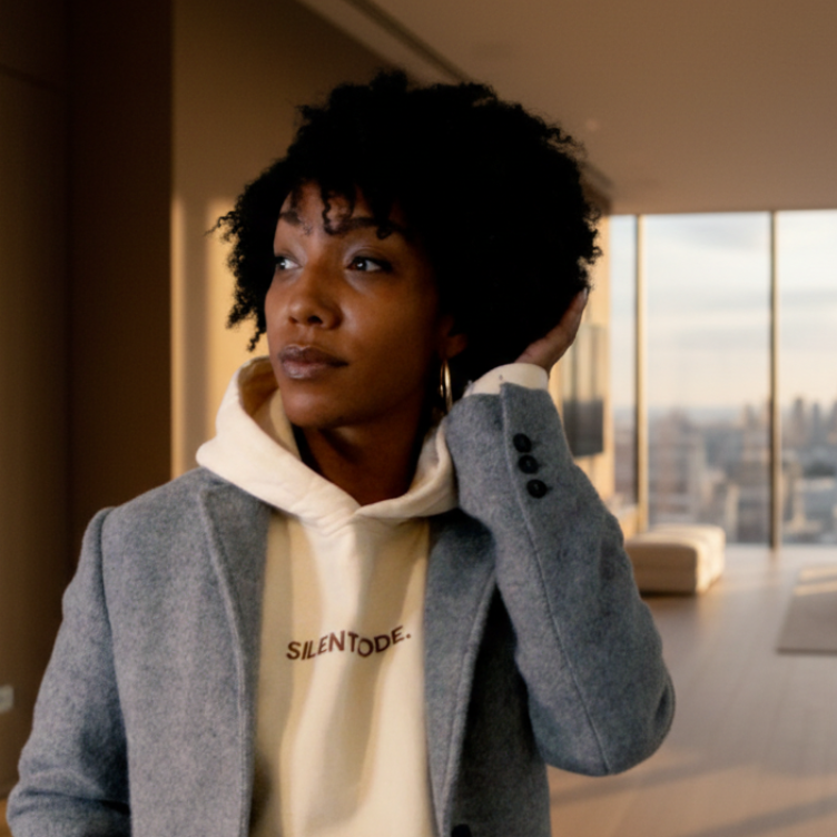 SILENT MODE. Oversized Hoodie